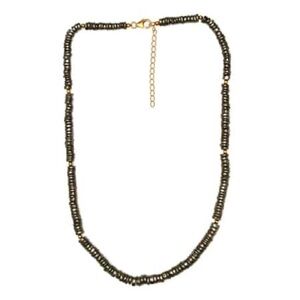 Genuine Pyrite Necklace 925 Vermiel 18-20” NWOTS